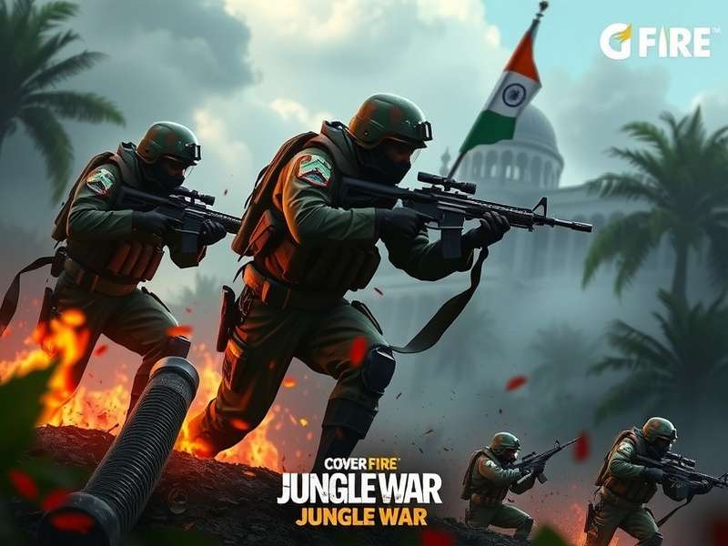 Cover Fire Jungle War Game Banner